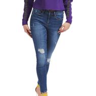 Jean Ultra Skinny Bleu femme Guess Shed pas cher