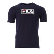T-shirt Noir Homme Fila Build