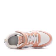 Baskets Rose/Blanche Fille Nike Court Borough vue 4