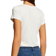 T-shirt Blanc Femme Morgan Damour vue 2