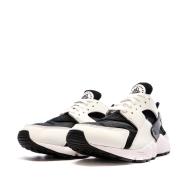 Baskets Blanche/Noir Femme Nike Huarache vue 6