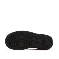 Baskets Blanches Noires Nike Force 1 vue 5