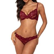 Shorty Bordeaux Femme Les Petites Bombes Aube vue 2
