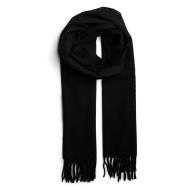 Echarpe Noire Femme Pieces Cella pas cher