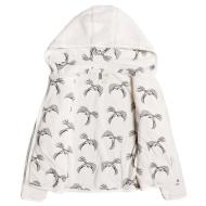 Veste moumoute blanche fille Roxy Silver Water vue 2