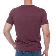 T-shirt Bordeaux Homme Tommy Hilfiger Tjm X Slim Jaspe vue 2