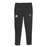 OM Pantalon de Foot Noir Homme Puma Om Casuals 771941 pas cher