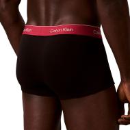x3 Boxers Noir/Rose/Bleu Homme Calvin Klein Rise Trunk vue 3
