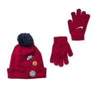 Bonnet + gants Rouge Garçon Nike Patchplay pas cher