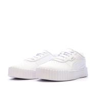 Baskets Blanches Garçon/Fille Puma Carina 3.0 vue 6