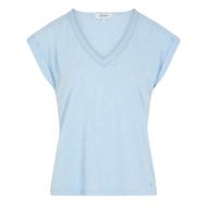 T-Shirt Bleu Clair Femme Morgan Fantaisie vue 2