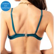 Haut de Bikini Imprimé Noir/Blanc Femme Sun Project Push Up vue 2