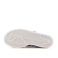 Baskets Blanches/Noires Garçon/Fille Adidas Superstar vue 5
