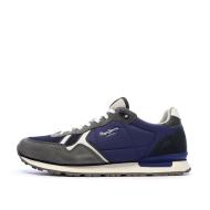 Baskets Gris/Bleu Homme Pepe Jeans Brit Mixt pas cher