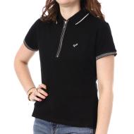 Polo Noir Femme Kaporal Folow pas cher