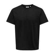T-shirt Noir Homme Only & Sons Jeff