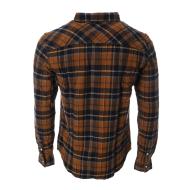 Chemise Marron à Motifs Homme RMS26 4779 vue 2