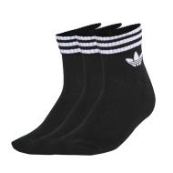 x3 Paires de Chaussettes Noir Mixte Adidas Ankle pas cher