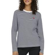 T-Shirt Manches Longues Marine/Blanche Femme JDY Pisa