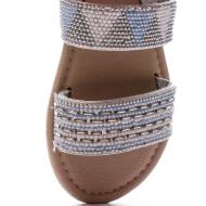 Sandales Argenté/Perles Fille Beppi vue 7