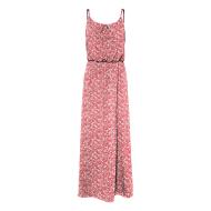 Robe Longue Rouge/Blanche Femme Only 15222219 pas cher