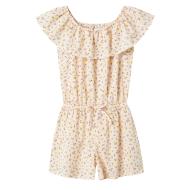 Combishort Blanche à fleurs Fille Name it Vinaya