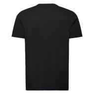 T-Shirt Noir Homme Hugo Boss stretch vue 2