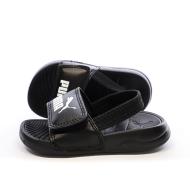 Sandales Noires/Blanche Enfant Puma Popcat 20 pas cher