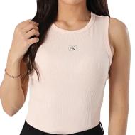 Débardeur Rose Femme Calvin Klein Jeans Label