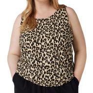 Débardeur Imprimé Léopard Femme Vero Moda CURVE Easy pas cher