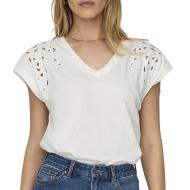 T-Shirt Blanc Femme JDY Rose