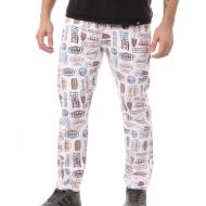 Pantalon Blanc à Motifs Homme Tommy Hilfiger Pantalons 846 pas cher