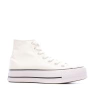 Baskets Blanches Femme Converse Chuck Taylor All Star Platform vue 2