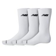 X3 Paires de Chaussettes Blanches Homme New Balance Crew pas cher
