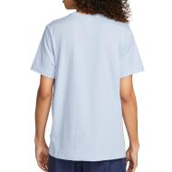 T-shirt Bleu Homme Nike Swoosh vue 2