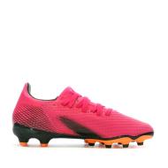 Chaussures de Football Rose Garçon Adidas X Ghosted.3 vue 2