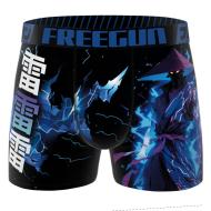 Boxer Noir/Bleu Homme Freegun Chine pas cher