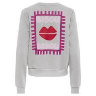 Women’s Grey/Red Only Rubi Sweatshirt Photo of the Espace des Marques %store% store - view of %key%