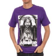 T-shirt Violet Homme Supreme Grip God