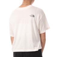 T-shirt Ecru Femme The North Face Coordinates vue 2