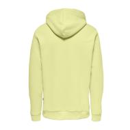 Sweat à Capuche Jaune Pale Homme Only & Sons Ceres vue 2