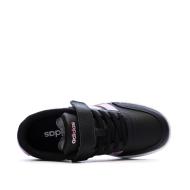 Baskets Noir/Rose Fille Adidas Tensaur vue 4