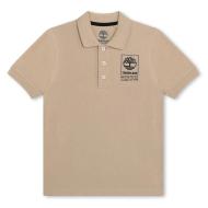 Polo Beige Garçon Timberland T60061 pas cher