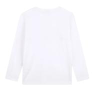 Camiseta de manga larga blanca para niño de Hugo Boss J52702 ver 2