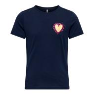 Camiseta azul marino para niña de la marca ONLY, modelo «nina» barato