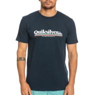 T-Shirt Marine Homme Quiksilver Warpedframes pas cher