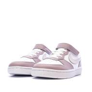 Baskets Gris/Blanc Fille Nike Court Borough Low vue 6