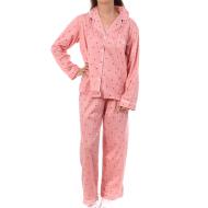 Pijama de mujer rosa/rojo Lulu Castagnette Corazones pequeños barato