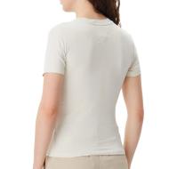 T-shirt Beige Femme Tommy Hilfiger Night Navy vue 2