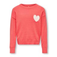 Pull Rose Fille Kids ONLY Gleva pas cher
